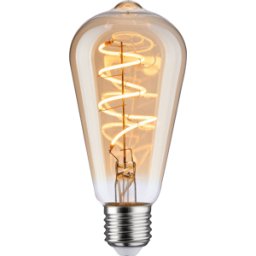 PAULMANN PLM 28953 - Lámpara LED Vintage E27, 5 W, 250 lm, 1800 K, regulable