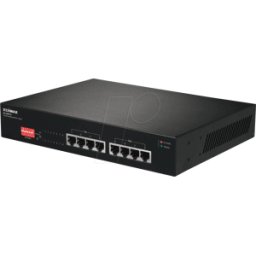 EDIMAX EDI GS-1008PV2 - Switch, 8 puertos, Gigabit Ethernet, PoE+