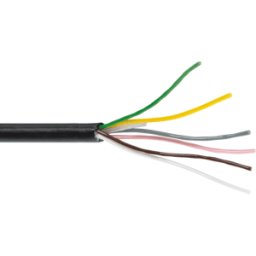 BKL PUR 6X0,08 10 - Cable de control Li12Y11Y, 6 x 0,08 mm, 10 m, negro