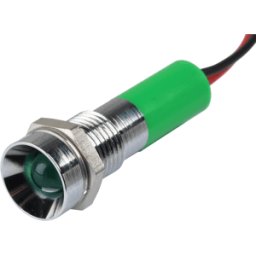 APEM APM Q8R3C G220E - Lámpara de señalización LED, verde, 220 V,
