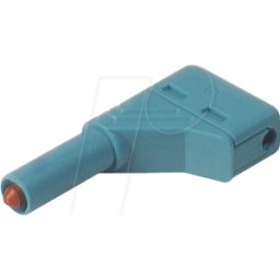 HIRSCHMANN TEST & MEASUREMENT LAS S-W BL - Conector para laboratorio de seguridad, acodado, azul