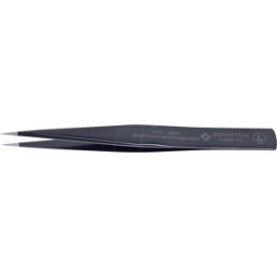 BERNSTEIN BERN 5 083 13 - Pinzas universales, INOX, puntiaguda, maciza, 140 mm, ESD
