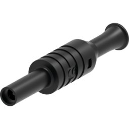 ELECTRO PJP PJP 1063-N - DIY conector hembra tipo banana de seguridad, 4 mm, negro