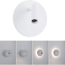 PAULMANN PLM 71287 - Lámpara de pared inalámbrica Kiora, 1,3 W, 2700 K, regulable, bl