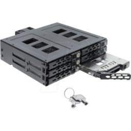 DELOCK 47142 - Rack móvil de 5.25" para 6 unidades HDD / SSD SATA o SAS de 2.5