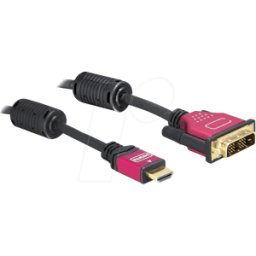 DELOCK 84343 - Cable HDMI/DVI, 3 m