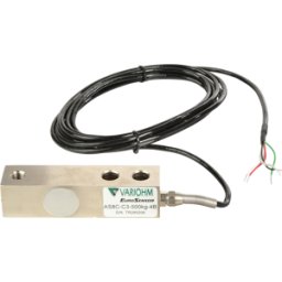 VARIOHM AS8C-C3-500KG - Sensor de fuerza, 0 a 500 kg, IP67, puente DMS, 5-12V.