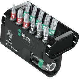 WERA 05057420001 - Bit Set Bit-Check 12, 12 piezas mezcladas, torsión, diama