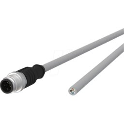 METZ CONNECT MC 142MIA10010 - Cable de sensor, M12, 4 polos, ac > extremo abierto, 1 m