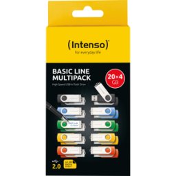 INTENSO 3503552 - Memoria USB, USB 2,0, 4 GB, paquete de línea básic