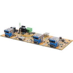 EXSYS 1237HMVSPL - Tarjeta HUB USB 3,2 Gen 2 de 7 puertos, 4xUSB-C, 3xUSB-A, 15kV E
