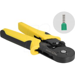 DELOCK 90561 - Alicates para crimpar virolas de cable de ajuste automáti