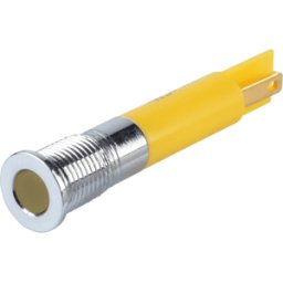 APEM APM Q8F1C Y12E - Lámpara de señalización LED, amarilla, 12 V