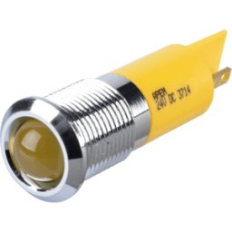 APEM APM Q14P1C Y220E - Lámpara de señalización LED, amarilla, 220