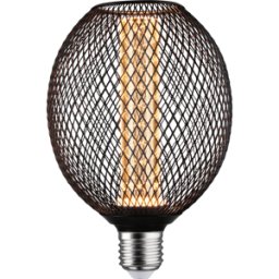 PAULMANN PLM 29087 - Lámpara LED Metálico Brillo Espiral E27, 4,2 W, 20