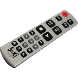 SEKI DVD MIX - SEKI DVD, control remoto multiusos, plata-negro