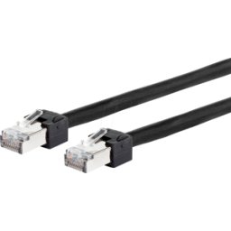 METZ CONNECT BTR 13084U0300-E - Cable de interconexiones RJ45 Cat.6 S/FTP 0,3 m negro
