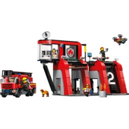 LEGO 60414 - Parque de bomberos LEGO® City con escalera giratoria