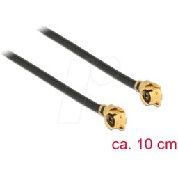 DELOCK 89607 - Cable de antena RF, conector MHF® I > conector MHF® I, 10 cm