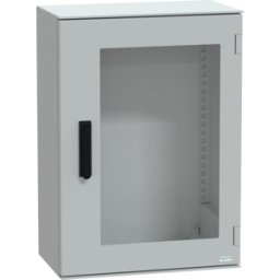 SCHNEIDER ELECTRIC NSYPLM75TVG - Carcasa de poliéster, al 747 x An 536 x F 300 mm, trsp. Puerta,