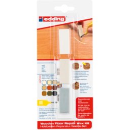 EDDING 8902-4049 - Suelo de madera cera blanco