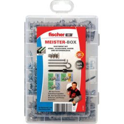 FISCHER BEFESTIGUNGSSYSTEME FD 513892 - Caja maestra GK + tornillos + ganchos, 100 piezas