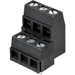 RIA CONNECT AKL 092-06 - Borne de dos pisos, 6 polos, 1,5 mm de diámetro, RM 5