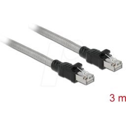 DELOCK 80110 - Cable RJ45 Cat.6A U/FTP cubierta metálica 3 m