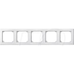 MERTEN EL MS 484519 - M-SMART, bastidor, 5 aumentos, blanco polar, acabado mate