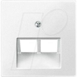 MERTEN EL SM 298019 - Sistema M, placa central, inserto UAE, blanco polar, acabado mat