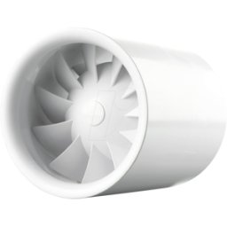 SIKU 100 TURB T1 - Ventilador de entrada tubular Ø 100 mm, motor de rodamiento de b