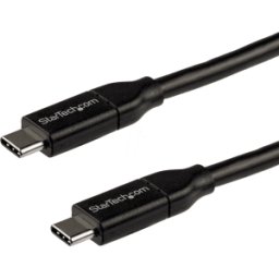 STARTECH.COM ST USB2C5C3M - Cable USB 2,0 USB-C a USB-C, carga rápida, 3 m..