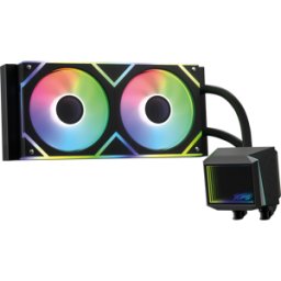 ADATA XPG 52411 - XPG LEVANTE II 240, 2x120 mm, ARGB, negro