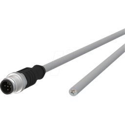 METZ CONNECT MC 142MJA10050 - Cable de sensor, M12, 5 polos, ac > extremo abierto, 5 m