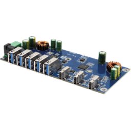 EXSYS 12297HMSPL - Tarjeta HUB USB 3,2 Gen 2 de 7 puertos, 2xUSB-C, 5xUSB-A Gen 1,