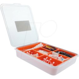 DELOCK 20768 - Kit de accesorios para gestión de cables con 99 piezas