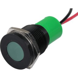 APEM APM Q16F3B G24E - Lámpara de señalización LED, verde, 24 V, 1