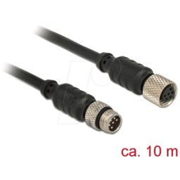 NAVILOCK 62975 - Conector M8 > conector M8, agua 10 m para receptor M8 GNSS