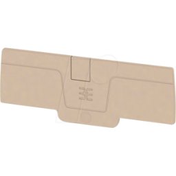 WEIDMÜLLER AEP 4C 4 - Placa de extremo serie A, gris