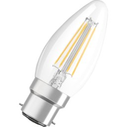 LEDVANCE GMBH OSR 075437166 - Lámpara LED STAR B22d, 4 W, 470 lm, 2700 K, filamento