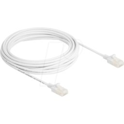 DELOCK 80362 - Cable de red RJ45 Cat.6A industrial U/UTP Slim 5 m blanco