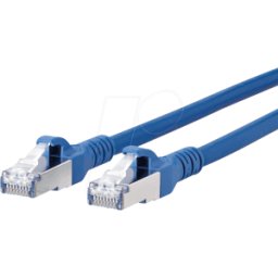 METZ CONNECT BTR 1308451544-E - Cable de conexión RJ45 Cat.6a S/FTP 1,5 m azul