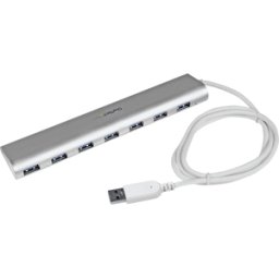STARTECH.COM ST ST73007UA - Hub USB 3,0 compacto de 7 puertos - Aluminio