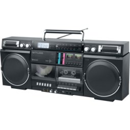 MUSE M-380 SW - Boombox M-380 con radio digital, CD, casete y Bluetooth