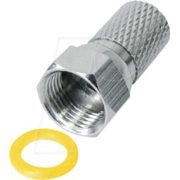 MAXTRACK MATR FFL0/7DL - Twist-on F-plug, para cable de antena de Ø 7,0 mm