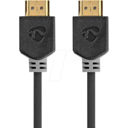 NEDIS N CVBW35000BK30 - Cable HDMI de alta velocidad Ultra, 3,00 m