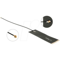 DELOCK 12540 - Antena Lora 863-928 MHz MHF, conector 1,68 dBi 1.13 montaje adhe