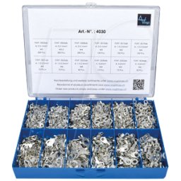 VOGT AG VT SORT 4030 - Surtido de zapatas de cable, 0,5-6,0 mm², 1440 piezas