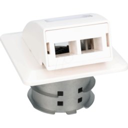 DIGITUS DIGI DN-93201 - Toma mural empotrada de fibra óptica FTTH, para adaptador SC/LC