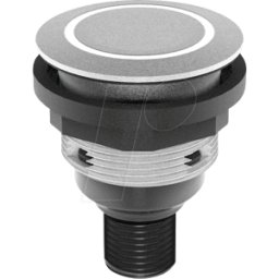SCHLEGEL STLRWI0001C005 - Pulsador - 1 S, flecha, plata, anillo led blanco